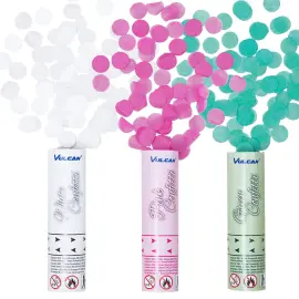 Konfettitykki Pastelli 15cm 3 kpl