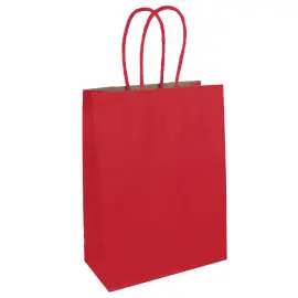 Juhlapussi Kahvalla Tummanpunainen