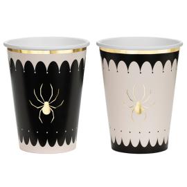 Pahvimukit Kultaiset Hämähäkit 6-kpl