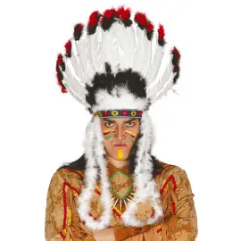 Intiaanipäähine Höyhenillä