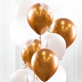 Ilmapallokimppu Chrome Kulta
