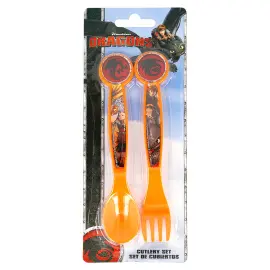 N&auml;in Koulutat Lohik&auml;&auml;rmeesi Haarukka ja Lusikka