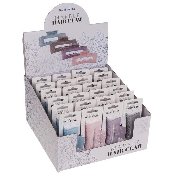 Suorakulmainen Hiusklipsi Marmori 10 cm