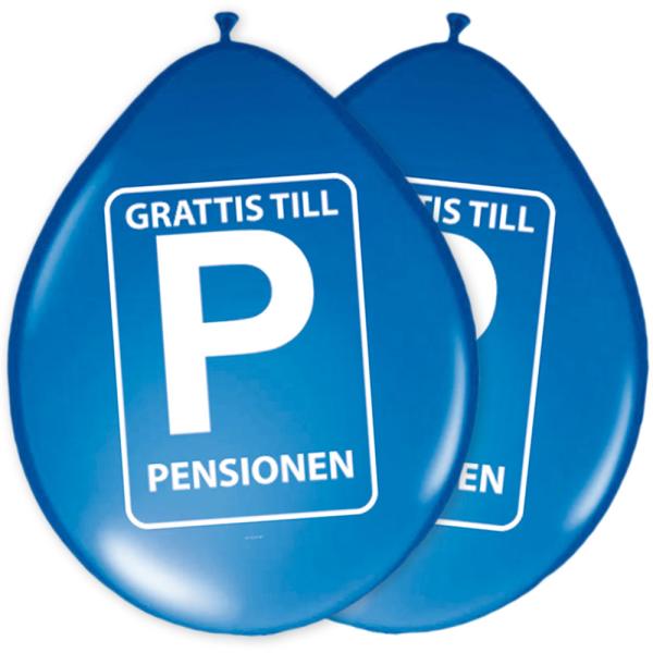 Ilmapallot Grattis Till Pensionen