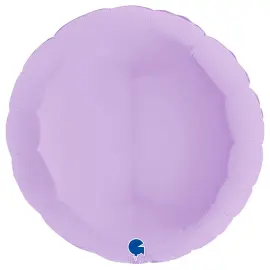 Suuri Py&ouml;re&auml; Folioilmapallo Pastellivioletti Matta