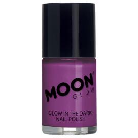 Moon Glow Pimeässä hohtava Kynsilakka Violetti
