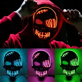 LED-naamio Pääkallo