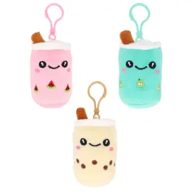 Pehmolelu Bubble Tea Koukulla 9 x 5 cm