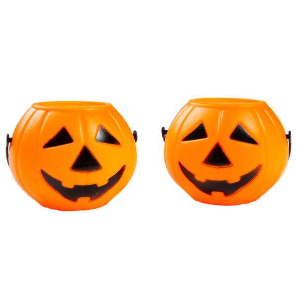 Halloweenkurpitsat Mini Ämpärit 6 kpl