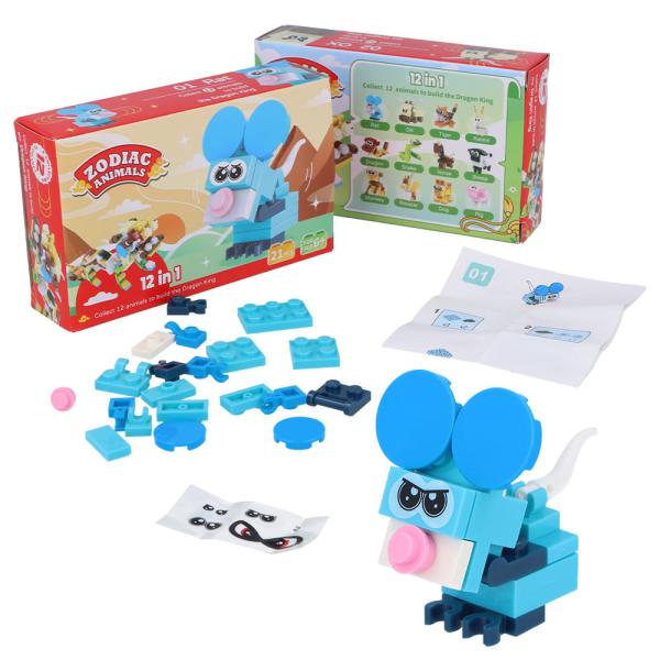 3D-rakennussarja Vuosi Eläin