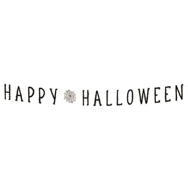 Happy Halloween Kirjainnauha Spiderweb