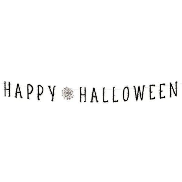 Happy Halloween Kirjainnauha Spiderweb