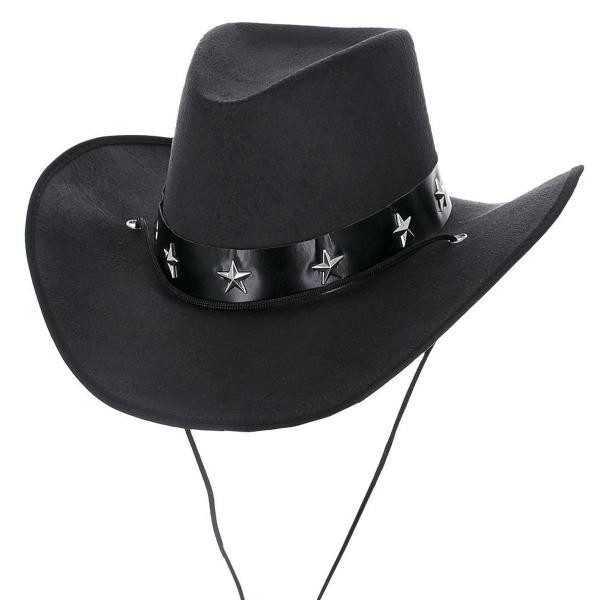 Cowboyhattu Musta Western