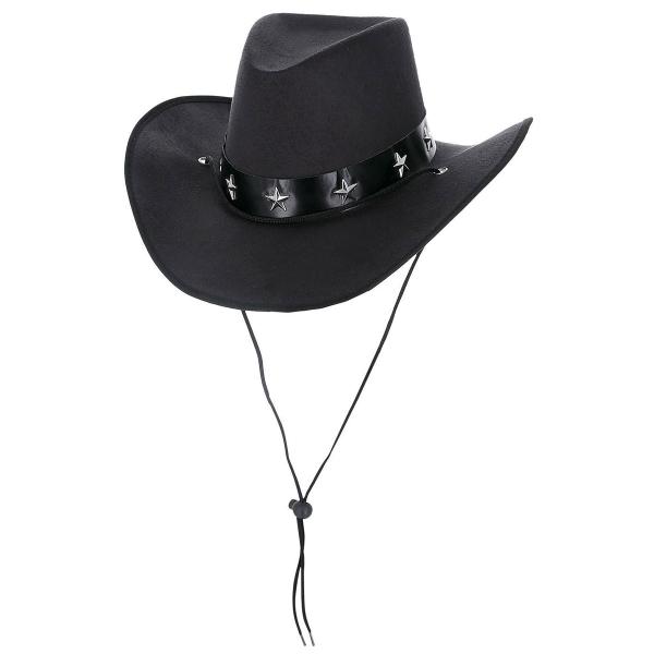 Cowboyhattu Musta Western