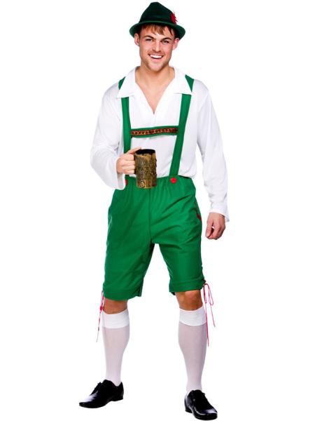 Lederhosen Vihreä Naamiaisasu