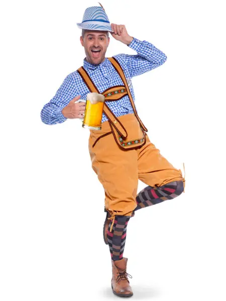 Lederhosen Ruskea Oktoberfest-asu Deluxe