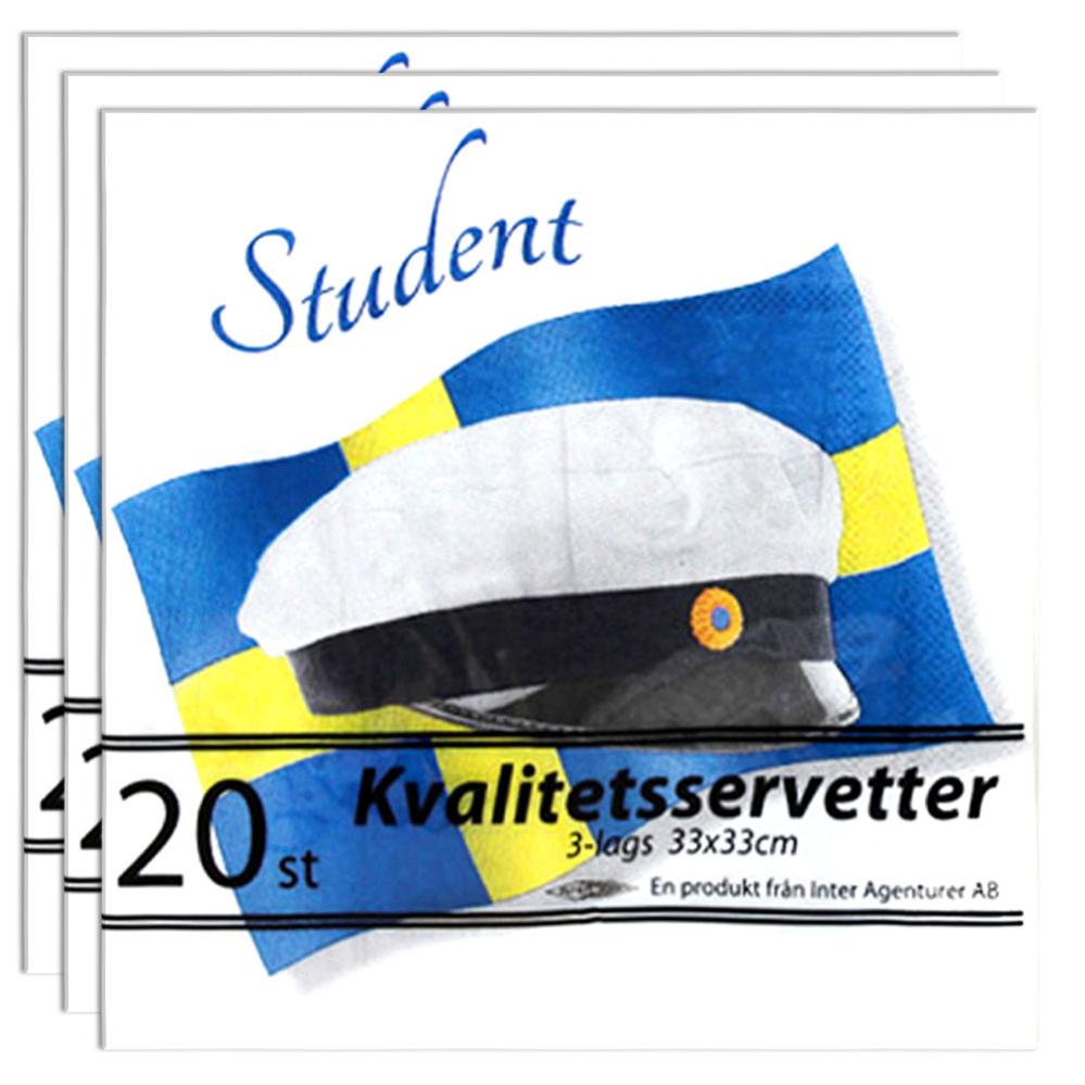 Lautasliinat Ylioppilaslakki Ruotsin Lippu Partyhalli fi