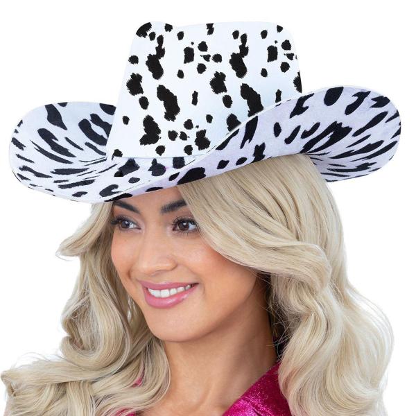 Cowboyhattu Lehmänkuviolla