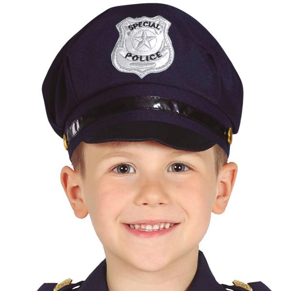 Mariininsininen Poliisilakki Lapsille