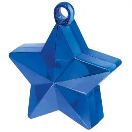 Pallopaino Tähti Metallic Sininen