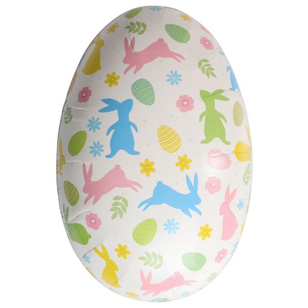 Pääsiäismuna Jäniskuvioilla 8x12 cm