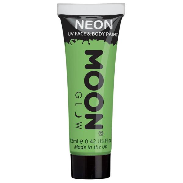 Moon Glow Pastelli Neon UV Vartalo- & Kasvomaali Pastelli Vihreä