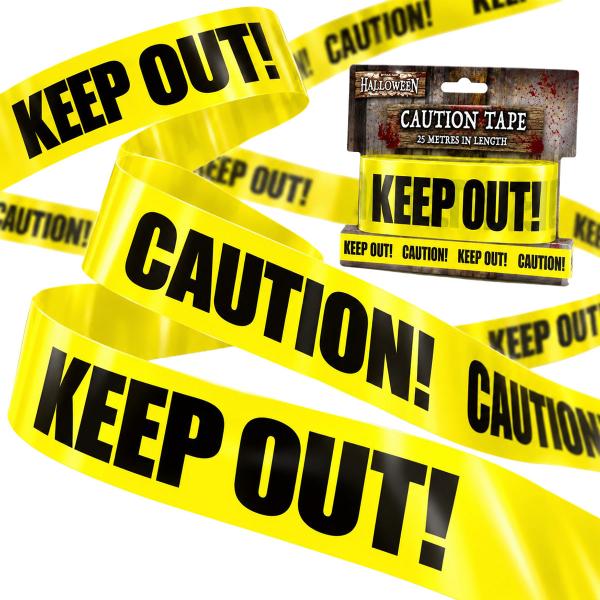 Sulkunauha Halloween Caution/Keep Out
