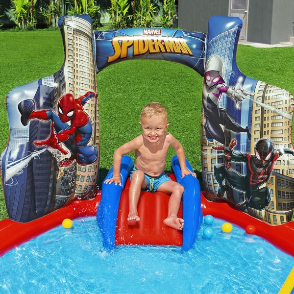 Puhallettava Lasten Uima-allas Spiderman Park