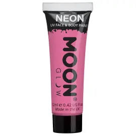 Moon Glow Pastelli Neon UV Vartalo- & Kasvomaali Pastelli Vaaleanpunainen