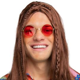Pyöreät Silmälasit Hippi Punaiset