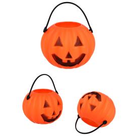 Mini Halloween Kurpitsa Makeisämpäri 6 kpl