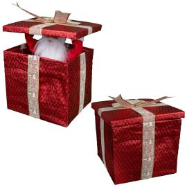 Animoidulla Joulupukilla Varustettu Lahjarasia