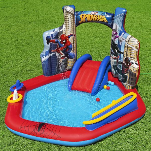 Puhallettava Lasten Uima-allas Spiderman Park