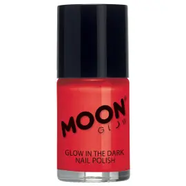 Moon Glow Pimeässä hohtava Kynsilakka Punainen