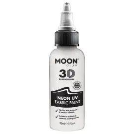 Moon Glow Neon UV Tekstiiliv&auml;ri Valkoinen 30 ml