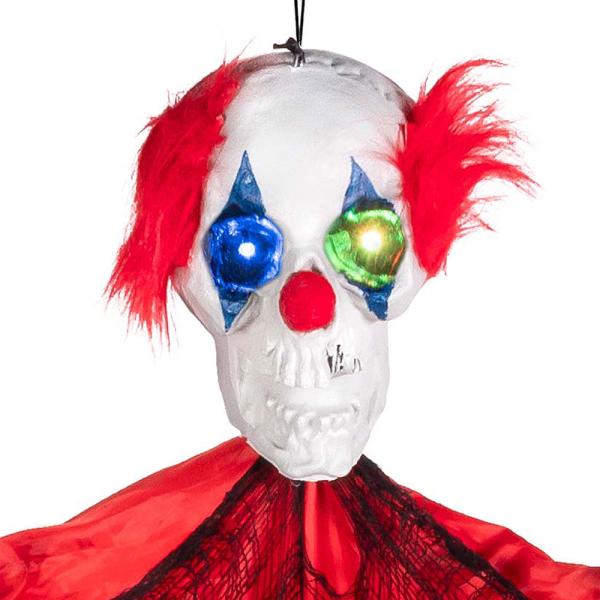 Iso Riippuva Clown Suuret Vilkkuvilla Silmillä