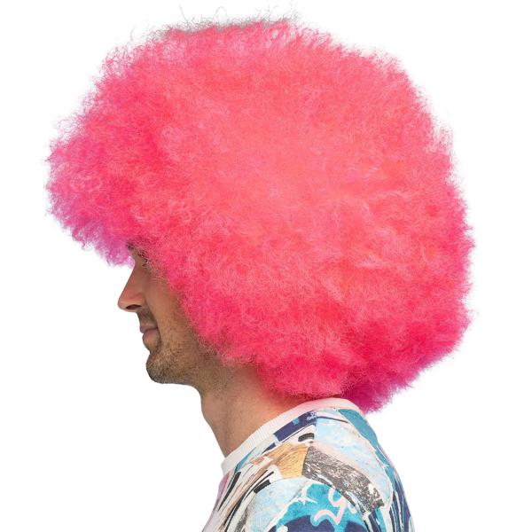 Afroperuukki Neonpinkki