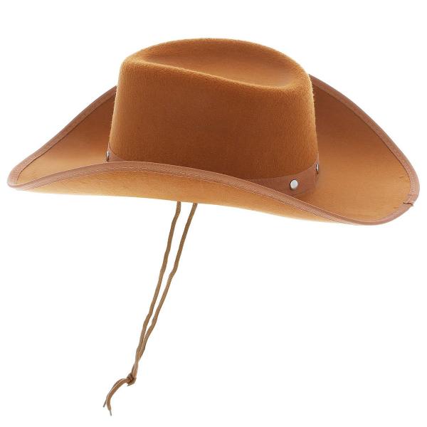 Cowboyhattu Oranssinruskea