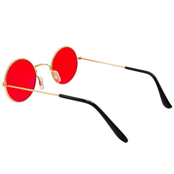 Pyöreät Silmälasit Hippi Punaiset