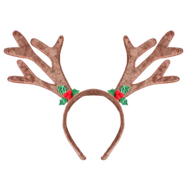 Joulupanta Poronsarvilla Vaaleanruskea