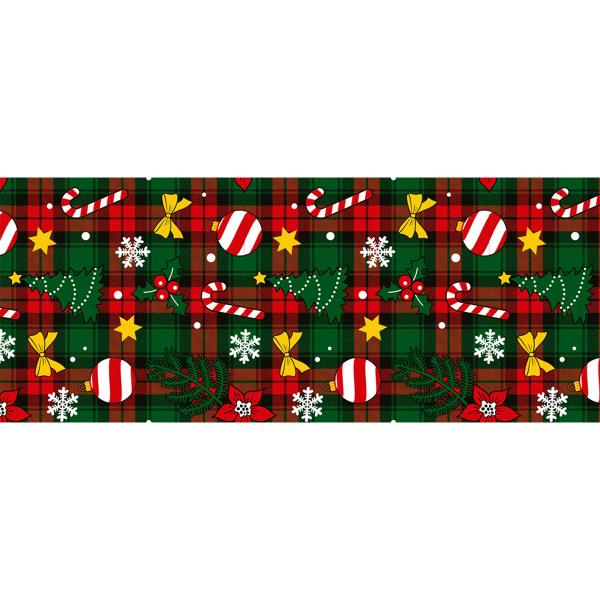 Joulukaitaliina Ruutukuviolla