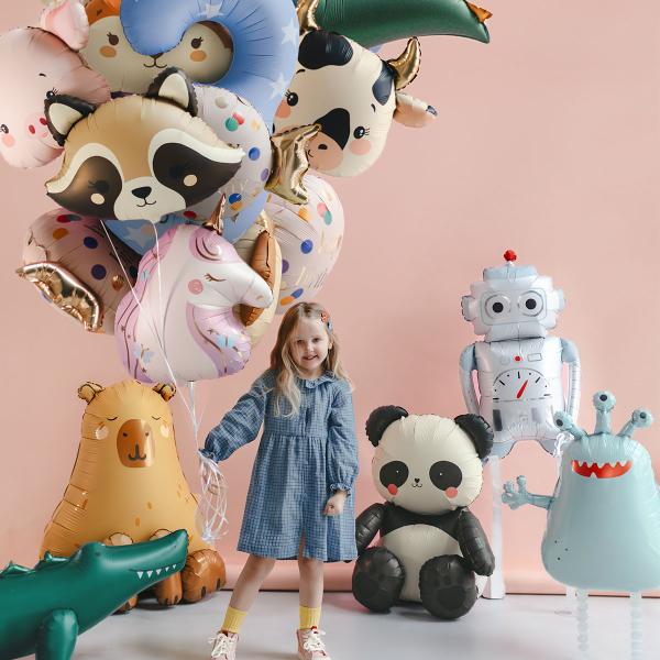 Folioilmapallo Istuva Panda 68 x 72 cm