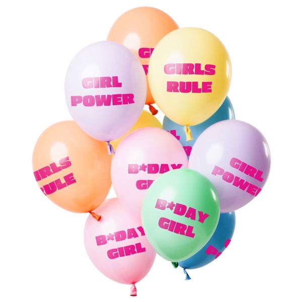 Bday Girl Lateksi-ilmapallot
