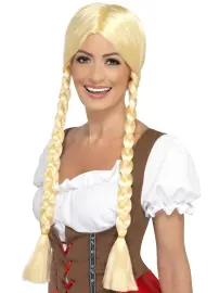 Baijerilainen Blondi Peruukki Leteillä
