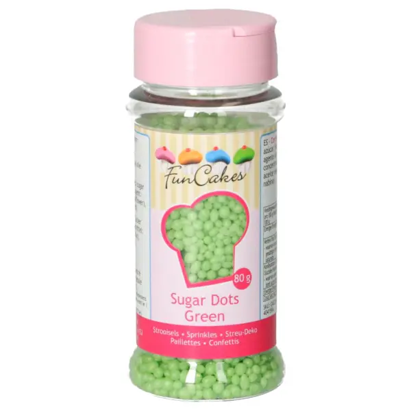 Nonparelli Sugar Dots Vihreä