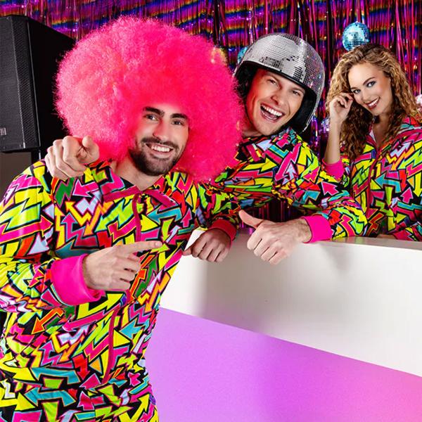 Afroperuukki Neonpinkki