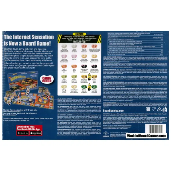 Bean Boozled Minion Mania Lautapeli