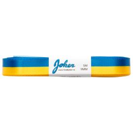 Silkkinauha Ohut Sininen & Keltainen 5m