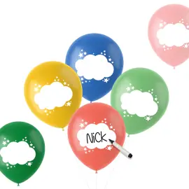 Nimei-ilmapallot V&auml;rivalikoima