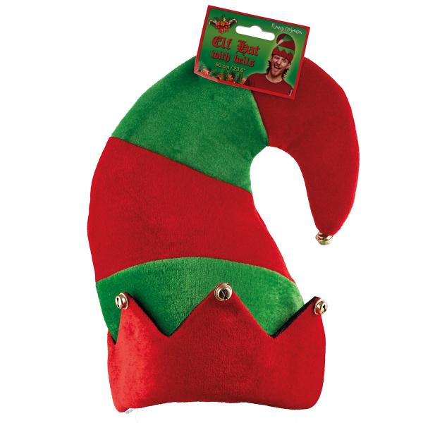 Raidallinen Tonttulakki Kulkusella